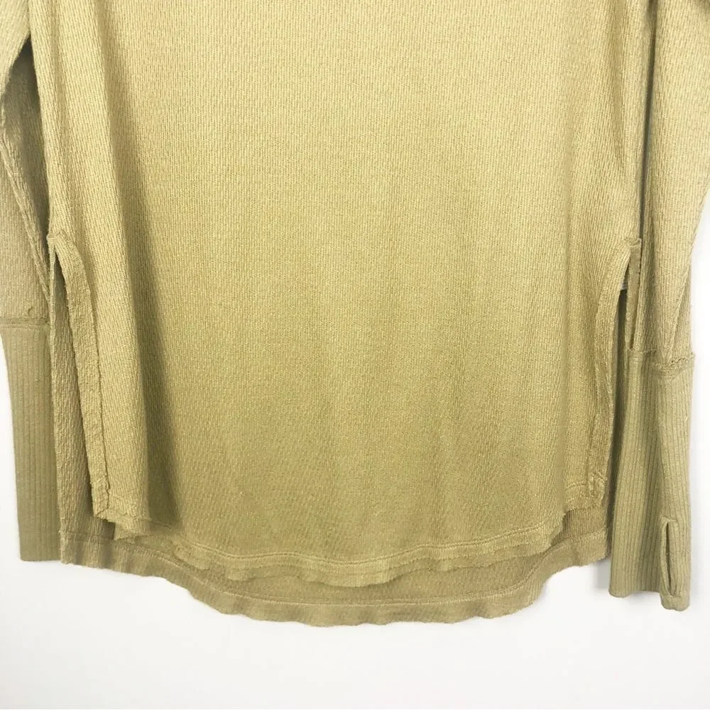 FREE PEOPLE | WE THE FREE Snowy Thermal Long Sleeve Tunic Top Women’s Size Small